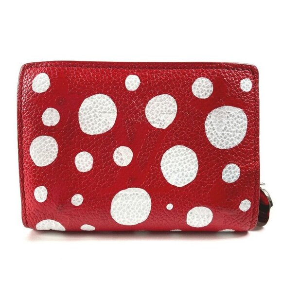 LOUIS VUITTON Kusama Yayoi Collab Portefeuille Claire Compact wallet - Picture 1 of 16